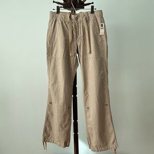 🏷️ GAP Striped Utility Pants Mens S 30-32 Cotton Industrial Workwear NWT